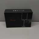 Wine Glasses Set of 4 - Hand Blown wine glass 15oz in Gift Packaging - Large White Wine Glass on Long Stem - Unique Modern Shape - For Wedding, Anniversary, Mothers Day