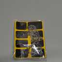 GEKELI Metal Wire Puzzle Set of 24 with Pouch,Brain Teaser IQ Test Disentanglemen Iron Link Unlock Interlock Game Chinese Ring Magic Trick Toy for Party Favor Kids Adults Challenge