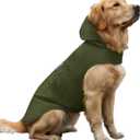 Dog Raincoat Reflective Adjustable Hooded Pet Rain Jacket Poncho with Leash Hole for Dogs S-5XL