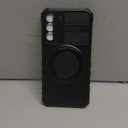 For Samsung Galaxy S22 Plus Case Compatible Wireless Charging Magnetic,with Screen Protector,for S22 Plus Phone Case Built-in Stand Ring Military Grade Shockproof Heavy Duty Protection Black