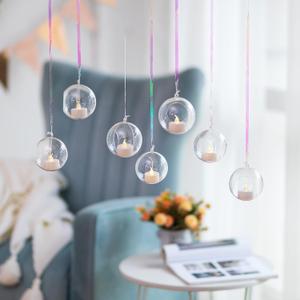100 Pcs Tealight Holders Globes Fillable Acrylic: Bulk Hanging Tea Light Ball Bulb 3.15'' Ornaments Fillable for Party Wedding Centerpiece Christmas Home Decorations DIY