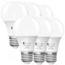 Evelor 6-Pack A19 LED Light Bulbs,60 Watt Equivalent,Soft Warm White 2700K | Efficient 9W,800 Lumens,Non-Dimmable,E26 Base LED Bulbs,15000 Hours, Ideal for Bedroom Living Room, Pack Of 2