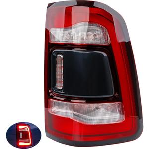 LED Taillight - Brake Tail Light Fit for Dodge RAM 1500 2019-2024, Replace 55112992AB 55112992AC 55112992AD, Reverse Light Back Turn Signal Lighting, Rear Right Passenger Side