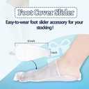 Lin Performance 15-20 mmHg Medical Compression Stockings for Women & Men, Thigh High Dot-Top Open Toe, Leg Support for Daily & Travel Comfort (White,XL)
