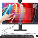 All-in-one Desktop Computer with Touchscreen Control,AMD R7-3700U Quad Core 16G RAM 512G SSD ROM, Liftable Arm Rotatable Monitor WiFi Bluetooth Connection PC Desktop for Home Study Office