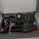 Slot Car Race Track Set with 4 Light-Up Cars, 2 Speed Adjustable Steering Wheel Controllers, 16.7ft Track with Overpass, Lap Counter, Dual Power Mode, Gift for Boys Girls Age 8+