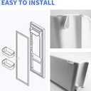 240356401 Refrigerator Door Bin Replace 240356402, AP2116036, PS430121，Compatible with Frigidaire Door Shelf Replacement Parts FFSS2614QE6A, FFSS2614QS4A, FFHS2611PFEA（2 pack）