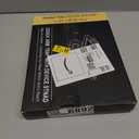 Danfoxer Couch Arm Tray with 360°Phone, Bamboo Folding Sofa Tray, Sofa Armrest Trays Clip-On Couch Desk for Drinks, Snacks, Phone, Remote Control (Black）L 13 x  W 9.45 Inch 