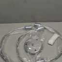 FRIXCHUR 6-Light Sputnik Chandelier, Sliver Mid-Century Modern Semi Flush Mount Ceiling Light, Metal Fixture With E26 Sockets For Bedroom, Living Room, Kitchen, Bulbs Not Included, Silver