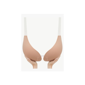 TITU Strapless Bra for Big Bust - Sticky Push Up for Large Breasts, Backless Plus Size Invisible with Boob Lift Tape, G