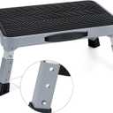 Height-Adjustable 7"- 9" Folding Step Stool with Non-Slip Platform 10" x 15" - Portable Step Ladder for Adults and Kids - Perfect for Office, Kitchen, Home - Sturdy - Supports up to 330 Lbs