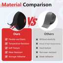 10Ft Stair Nosing Stair Edge Trim, Stair Nose, Non-Slip Self Adhesive Stair Edge Protector Suitable for Indoor/Outdoor Stairs (Black)