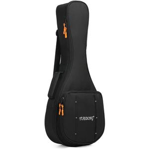 Oxford Fabric Mandolin Soft Case with Pocket, Backpack - Waterproof, 0.4inch Thickened Cotton