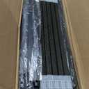 Furologee 5 Tier Bookshelf with Drawer, Kitchen Bakers Rack with Storage, Tall Narrow Bookcase, Industrial Free Standing Display Shelf, Wood and Metal Book Shelf for Bedroom, Living Room, Black