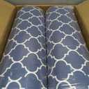 4 Pack Outdoor High Back Chair Cushion for Patio, Moroccan, Blue