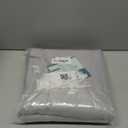 FantasDecor Linen Sheer Curtains 108 Inch Light Filtering Privacy Panels for Patio Sliding Glass Door Office Large Window Rod Pocket Window Treatment Drapes Farmhouse Boho Decor, W52 x L108, Natural