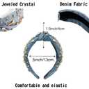 Western Cowgirl Headband for Women, Birthday, Christmas Gifts & Stocking Stuffer for Country Lovers – Crystal Knot Hairband, Cowgirl Hair Accessories
