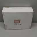 Morejoy 175PCS Christmas Plastic Dinnerware Set - White/Red Plates & Red Plastic Silverware Include 25 Plates, 25 Cups, 25 Forks, 25 Knives, 25 Spoons, 25 Napkins Perfect for Holidays