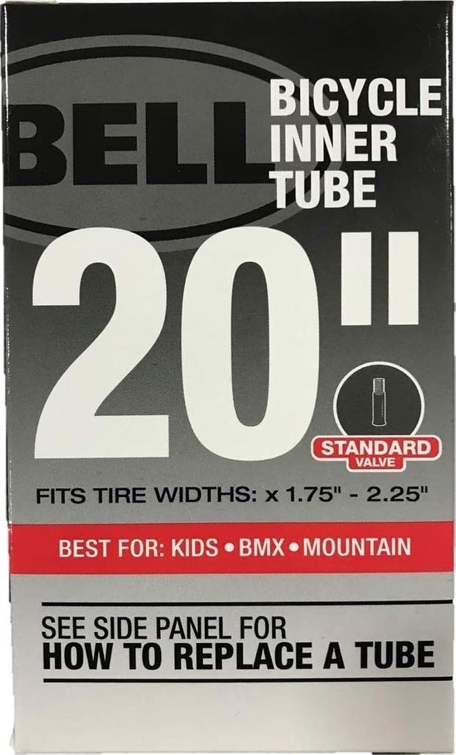 Bell Standard Bicycle Inner Tubes, Size: 20" x 1.8"-2.3", Set Of 2