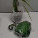 Der Rose 28'' Fake Plants Tall Artificial Monstera Faux Plants Indoor Outdoor Tree for Living Room Home House Decor