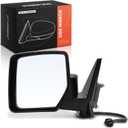 A-Premium Driver Side Power Door Mirror - Compatible with Jeep 2007-2017 Patriot - Non-Heated Manual Folding Black Outside Rear View Mirror