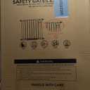 41" Tall Safety Pet Gate,Adjustable 29.92"-43.71" Wide,No Drilling Pressure Mount Kit,Auto Close Cat Gate Suitable for Stairs,Doorways,White (29.92"-43.71" W)
