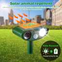 4 Pack Solar Animal Repeller for Raccoons