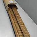 LazBlinds No Tools No Drill Cordless Bamboo Roman Shades, Light Filtering Window Treatment, Roll Up Bamboo Blinds for Windows 37'' W x 48'' H, Eastfield Teak