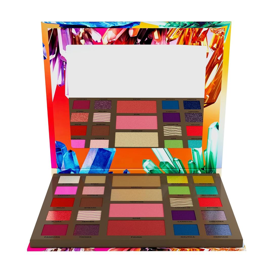 Colorbar Eyeshadow and Blush Palette - Rich Shades - Effortless Blending, Long-lasting Wear, and Crease-proof Formula - Spellbound - 1.26 oz