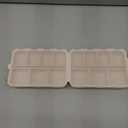 NEW Foldable & Double Protection Portable Weekly Pill Organizer 2 Times A Day with Etched Labels, AM PM 7 Day Week Medicine Box, Daily Travel Pill Case Holder Dispenser for Vitamin, Supplement - Khaki