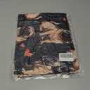 Cute Pug Kimono Cardigans for Women Casual Tops Cover up Open Front Wear for Travel Picnic Holiday, X-Large (Black, XL)