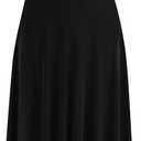 PRETTYGARDEN Women's 2 Piece Maxi Skirt Sets Casual Summer Knit Cropped Tank Top High Waisted Long Skirts Outfit (Black, S)