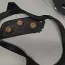 WBCBEC 2 Pairs Non Slip Gripper Spike Ice Traction Cleats Walk Traction Cleat Durable Ice Snow Grips for Shoes, Boot with 8 Steel Studs Crampons