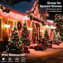 393 FT Christmas Lights 1000 LED Xmas Lights Outdoor Christams String Lights Waterproof 8 Modes & Timer, Fairy Lights Plug in for Weeding, Patio, Party, Holiday,Christmas Decor (Red+Green)