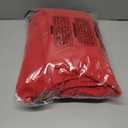 Womens Fleece Jacket Fuzzy Long Sleeve Short Winter Coats Button Down Sherpa Jacket Outerwear with Pockets Size 2 XL, Red 