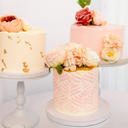 Set of 3 Black Cake Stands, QENUIITEA Metal Round Cake Holder Dessert Pie Pizza Display Stand 8" 10" 12" Serving Tray Halloween Decoration for Wedding Celebration Party Birthday Baby Shower