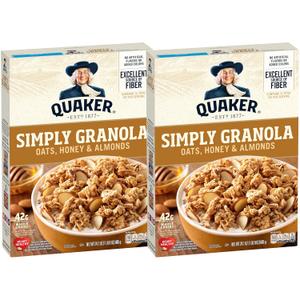 Quaker Simply Granola Honey & Almond, (Pack of 2) (BB: March 11, 2026)