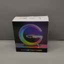 Smart Wireless Charging Alarm Clock with Bluetooth Speaker, App Controlled Bedside Lamp Table Light and Night Light, Bedroom Home Decor, Gift for Girls Boys and Family for Birthday Christmas (White) (1 pack)