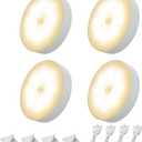 Rechargeable Motion Sensor LED Light 4 Pack