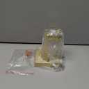 1-Lights Gold Bathroom Light Fixture, Brushed Brass Vanity Light with Clear Glass Shade, Modern Bath Wall Lights for Living Room, Hallway, Bedroom