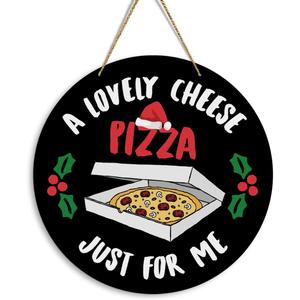 3 x Funny Christmas Home Decor Christmas Gifts Xmas Wall Decor Xmas Vacation Holiday Movie Party Decor Sign for Home Farmhouse Kitchen (a lovely cheese)
