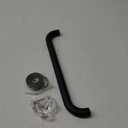 16 Inch Matte Black Shower Grab Bar-1" Diameter, iMomwee Stainless Steel Elderly Safety Bars, Bathroom Shower Balance Bar, Wall Handrail Support, Handicap Senior Disabled Pregnant Assist Bath Handle
