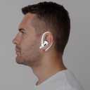 2 Pairs AirPods Ear Hooks for AirPods Pro 2, Pro, 4, 3, 2 & 1 - Upgraded Anti Slip Sports Clip Hooks - White