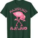 Clumsy Flamingo Majestically Awkward T-Shirt Size XL
