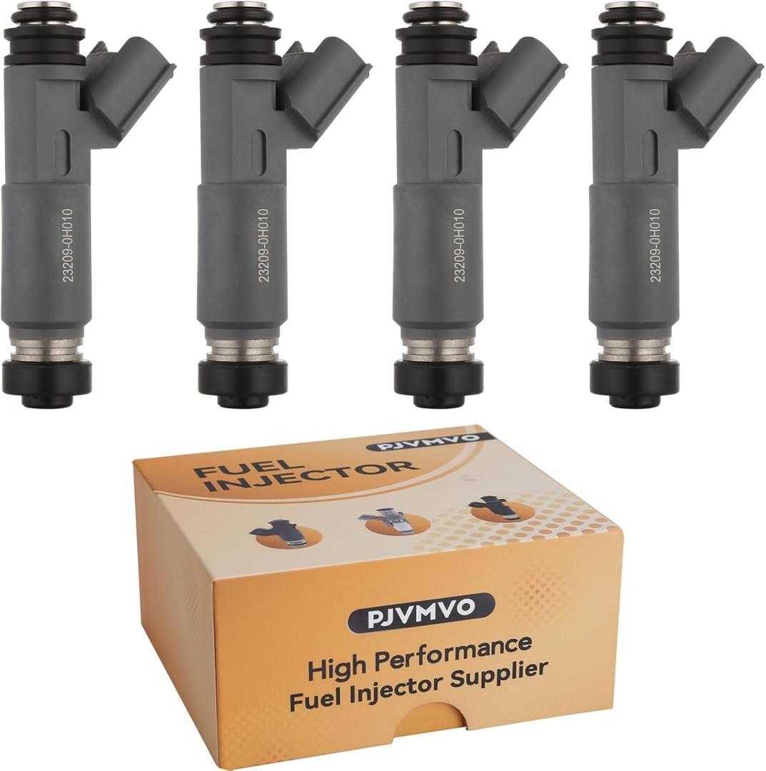 2001-2003 2AZ-FE Engine 2.4L Fuel Injectors,Compatible with/Toyota 2.4 Camry Highlander Solara 2001 2002 2003 |12 Holes| |Set of 4| |#23250-28020,23209-0H010|