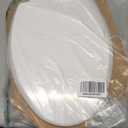 Mayfair Cassel Slow Close Toilet Seat, Non Slip Premium Wood Seat, Easy Install, Made in USA, Elongated, White