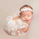 Ylsteed Newborn Photography Outfits - Lace Romper with Headband for Girls Photo Shoot