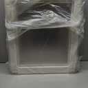 Clear Acrylic Dog Playpen with Door,23.6" Puppy Playpen,Easy Assemble Pet Fence,10-Panel for Puppies/Small Dog Play Pen Indoor (White, 23.6 Inch-H, 10 Panel)