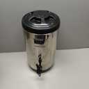 WantJoin Insulated Beverage Dispenser-75 Cup Hot & Cold water Urn for Catering-Stainless Steel Premium 12 L/3.2 Gallon Hot Drink Dispenser with Spigot for Coffee & Hot tea, Cold Milk, Water, Juice(Silver)