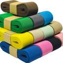 1 Inch Wide Colored Elastic Band for Sewing, Double-Side Knit Elastic Bands for Waistbands, Heavy Stretch Elasticity Elastic for Pants, Skirts & DIY Crafts (12 Color, Total 12 Yards)